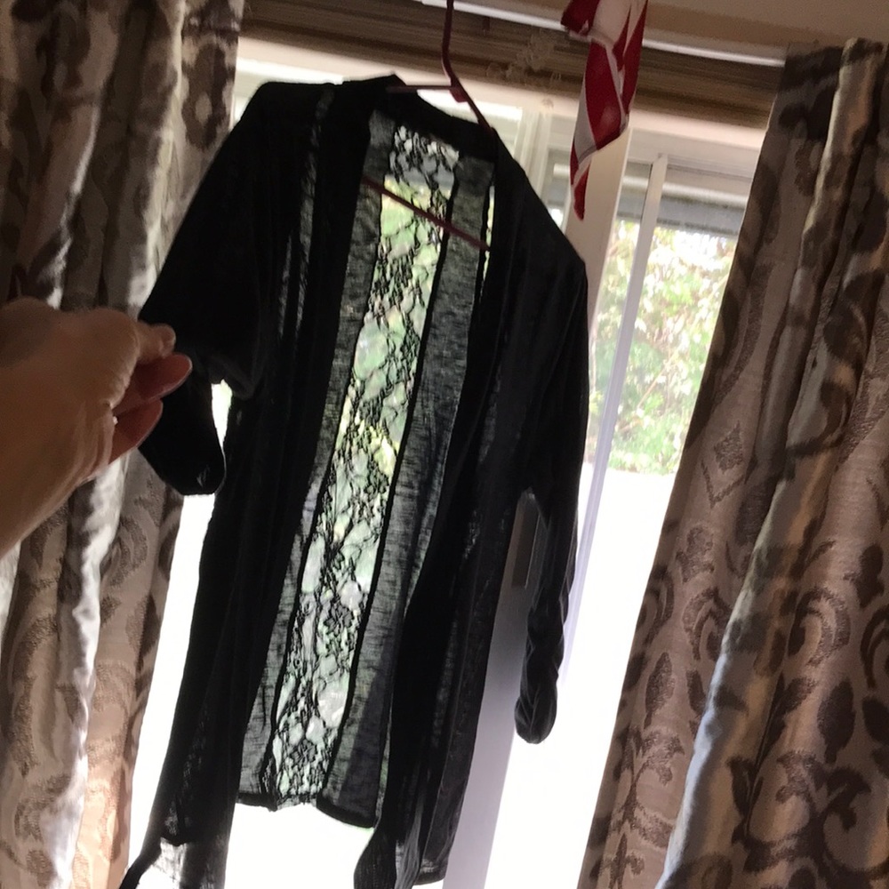 Vanity black over blouse. Black. XL